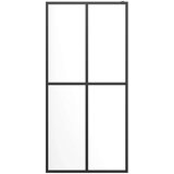 Pregrada za tuširanje od mutnog kaljenog stakla 90 x 195 cm | shoptok.hr