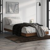  Okvir kreveta bez madraca smeđa boja hrasta 90 x 200 cm drveni | shoptok.hr