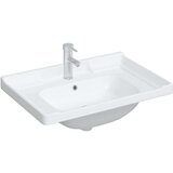 vidaXL Kupaonski umivaonik bijeli 71 x 48 x 23 cm pravokutni keramički | shoptok.hr