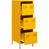  Visoka komoda boja senfa 39x35x103,5 cm čelična | shoptok.hr