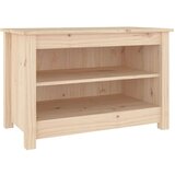 vidaXL Klupa za cipele 70 x 38 x 45,5 cm od masivne borovine | shoptok.hr