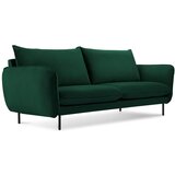 Cosmopolitan Design Tamnozelena baršunasta sofa 160 cm Vienna - Cijene