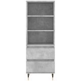  Visoka komoda boja betona 40 x 36 x 110 cm konstruirano drvo | Eponuda.com