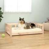  Krevet za pse 95,5 x 65,5 x 28 cm od masivne borovine | shoptok.hr