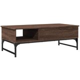  Stolić za kavu boja hrasta 100 x 50 x 35 cm od drva i metala | shoptok.hr