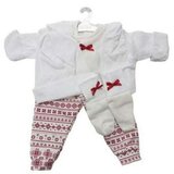  Llorens: Komplet oblek za lutke z hlačami z medvedki in zajčki, za 43cm velike lutke | Shoptok.si
