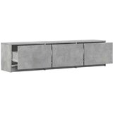 TV omarica z LED Betonsko siva 165 x 34 x 40 cm Konstruiran les, (5000202743) | Shoptok.si