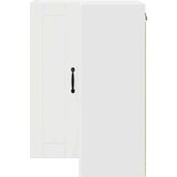 vidaXL Stenska kuhinjska omarica Bela 57 x 57 x 80 cm Konstruiran les | Shoptok.si