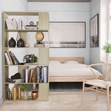 Ormarić za knjige / pregrada boja hrasta 80x24x159 cm iverica | shoptok.hr