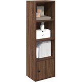  Regal za knjige boja hrasta 31x24x102 cm od konstruiranog drva | shoptok.hr