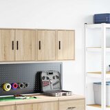  Garažni zidni ormarići 2 kom od konstruiranog drva Smeđa 30 x 30 x 41 cm | Shoptok.si