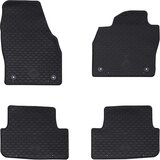 vidaXL Avto preproga 4 pcs Črna Guma, (5000204191) | Shoptok.si
