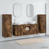  Set namještaja za kupaonicu 5 kom. Dimljeni hrast - Dimljeni hrast | shoptok.hr