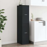 vidaXL Ormarić za lijekove crni 30 x 41 x 144,5 cm konstruirano drvo | shoptok.hr