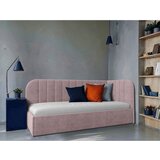 MID.YOU OBLAZINJENA POSTELJA 90 cm x 200 cm , les, tekstil, leseni material roza | Shoptok.si