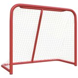 Gol za hokej crveno-bijeli 183 x 71 x 122 cm od poliestera | shoptok.hr