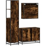  3-dijelni set kupaonskog namještaja boja hrasta drveni | shoptok.hr