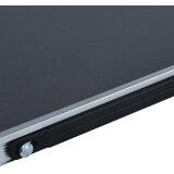  Sklopivi stol za kampiranje sivi aluminijski 60 x 40 cm | Eponuda.com