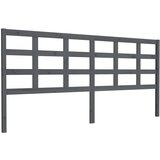 Maison Chic posteljno vzglavje - vzglavna omarica - nočna omarica sivo 205,5x4x100 cm trdna borovina, (21705143) Cene