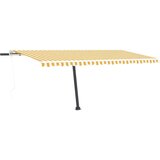  Samostojeća automatska tenda 500x300 cm žuto-bijela | shoptok.hr
