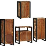 vidaXL Komplet pohištva za kopalnico 4 pcs Trden recikliran les | Shoptok.si