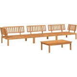  4-dijelni set vrtnih sofa od paleta od masivnog drva bagrema | Eponuda.com
