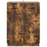  Strani šal Dimljen hrast 66 x 34,5 x 87 cm Inženirski les, (5000217842) | Shoptok.si