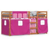  The living store pograd z zavesami roza 90x200 cm trdna borovina - pograd, (21488547) Cene