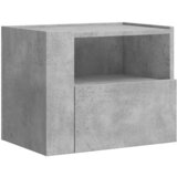 vidaXL Stenska nočna omarica betonsko siva 45x30x35 cm, (21327330) Cene