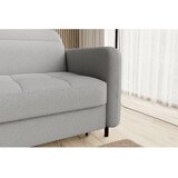 ELTAP Siva raztegljiva/s prostorom za shranjevanje kotna sedežna garnitura iz tkanine bouclé (levi kot/z ležalnikom) Gomsi – | Shoptok.si