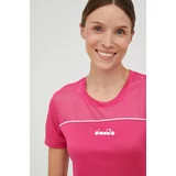 Diadora Kratka majica za vadbo roza barva