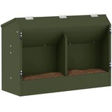 Hranilica za zečeve Maslinasto zelena 64.5 x 25.5 x 45.5 cm | Eponuda.ba