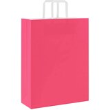  Papirnate vrećice 250 kom s ručkama ružičaste 32x12x42 cm | shoptok.hr
