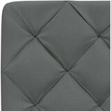  Krevet s madracem tamnosivi 90 x 190 cm od tkanine | shoptok.hr