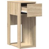 vidaXL Tower stalak za računalo s ladicom boja hrasta 30x44x74 cm | shoptok.hr