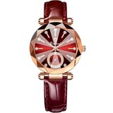 Binbond Ženske ure BD-41269 - Rdeča / Zlata | Shoptok.si