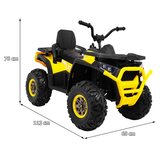 Quad na akumulator ATV pustinja žuti | shoptok.hr