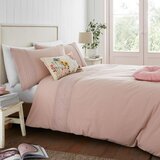 Catherine Lansfield Ružičasta posteljina za bračni krevet 200x200 cm Broderie Anglaise – | shoptok.hr