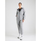 Hummel Sportski gornji dio trenirke 'TECH FLEECE' kameno siva / prljavo bijela | shoptok.hr