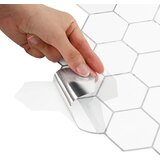  Heksagonska pločica 50 pcs Bijela siva 30 x 30 cm | shoptok.hr