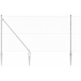  Heksagonalna ograda s stubom 25 x 1 m Pocinčani čelik Srebrna | shoptok.hr