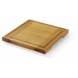  Kvadratna Servirna Deska, Hrast, 270x270x20mm Cene