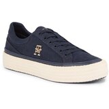 Tommy Hilfiger Tenis superge Vulc Sneaker Linnen FW0FW07673 Space Blue DW6 Cene