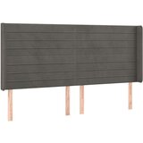  Box spring s madracem LED tamnosivi 180x200 cm baršun | shoptok.hr