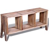 vidaXL tV kabinet od tika s 3 police | shoptok.hr