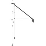 Tenda na ručno uvlačenje 250 cm antracit | Eponuda.com