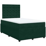  Krevet box spring s madracem tamnozeleni 120x190 cm baršunasti | shoptok.hr