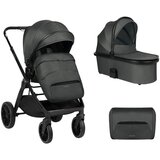 Kikka Boo Kolica Tiffany 2in1 set sa tvrdom korpom Dark Grey | ePonuda.com