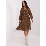 Italy Moda Dress-DHJ-SK-10536N-3.31X-brown | Shoptok.si