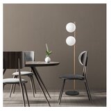 Opviq Podna lampa Dual 13756, 30 x 30 x 155 cm, 2 x E27, 250 cm Kabel, Zlatne boje | Eponuda.ba